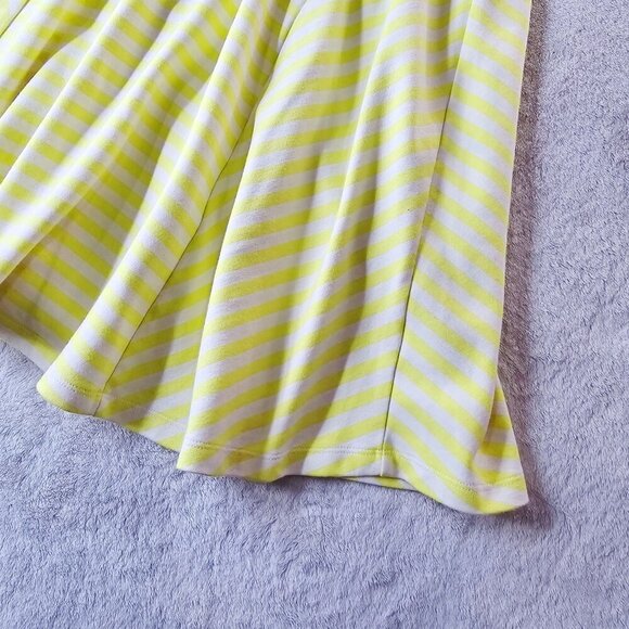 Jessica Simpson ✦ Yellow Striped Sundress ✦ Scoop Neck Sleeveless Sz S EUC - Picture 12 of 16